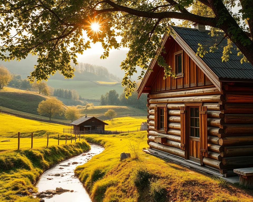 Wat zijn voordelen van houten gevels in landelijke setting?
