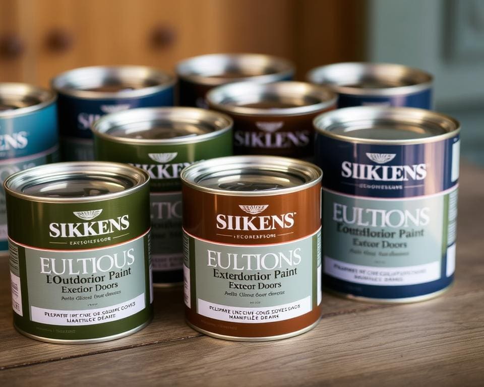 Welke Sikkens producten zijn geschikt voor buitendeuren?