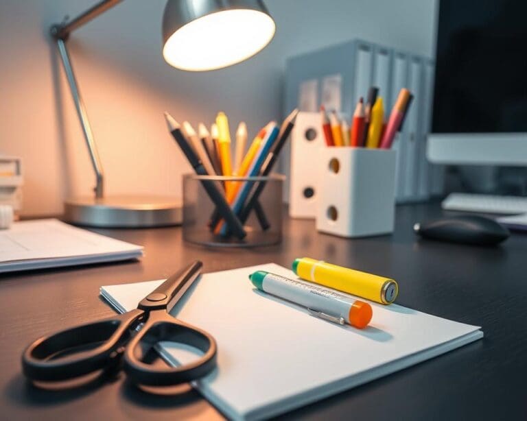 Werken met de juiste kantoorartikelen voor productiviteit