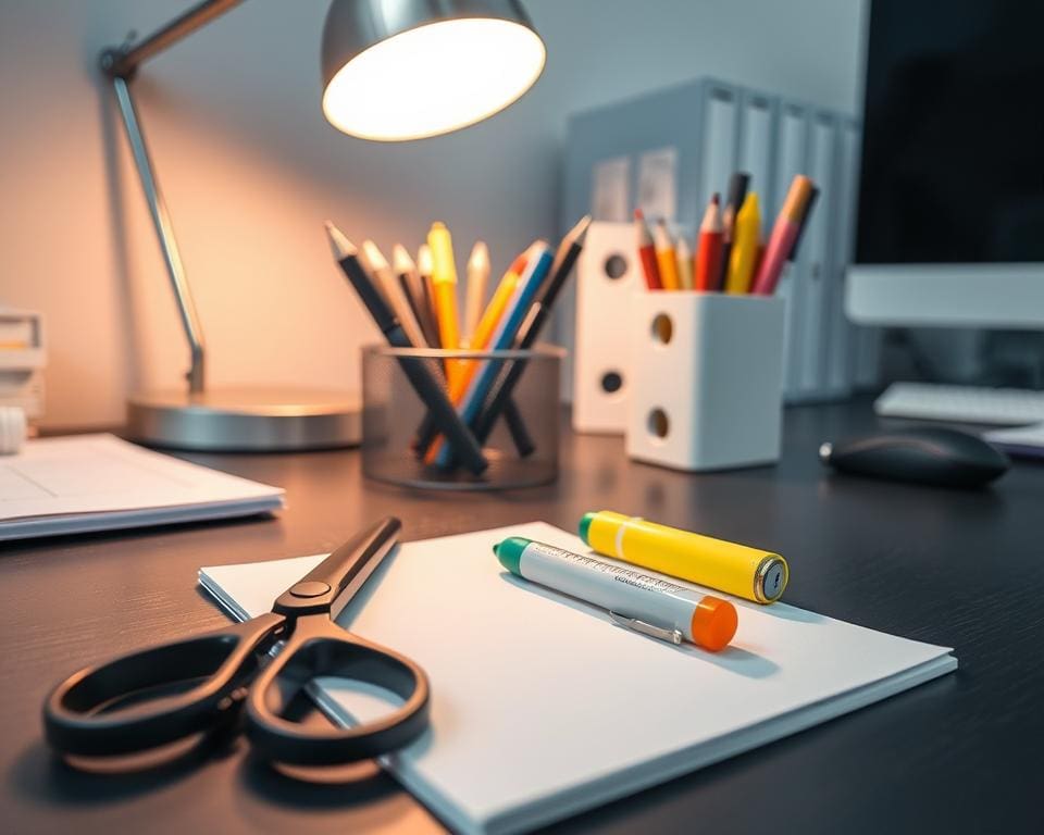 Werken met de juiste kantoorartikelen voor productiviteit