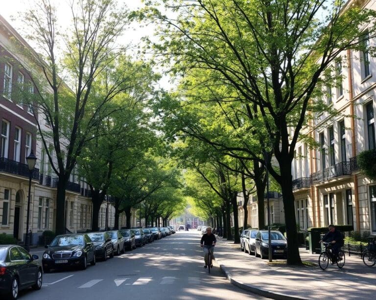 Wonen aan een autoluwe straat in de stad