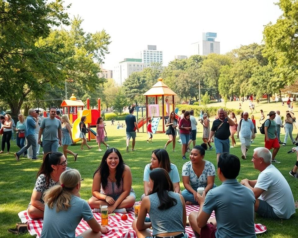 sociale cohesie in parken
