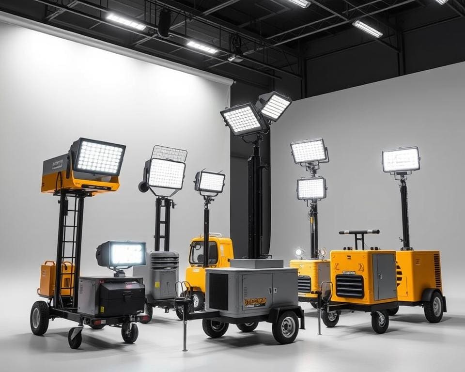 topmerken mobiele lichtmasten