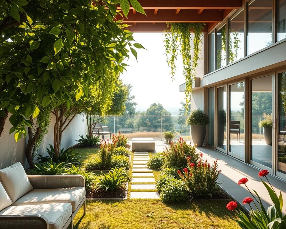Hoe maak je een tuin onderdeel van je woonruimte?