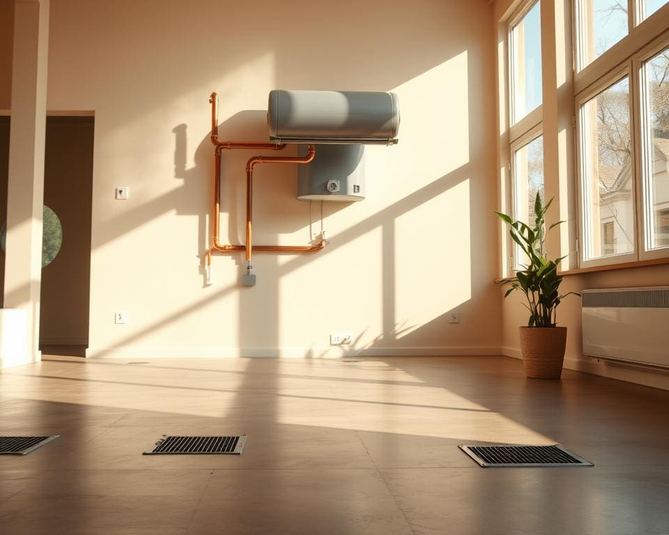 Zonneboilers combineren met vloerverwarming