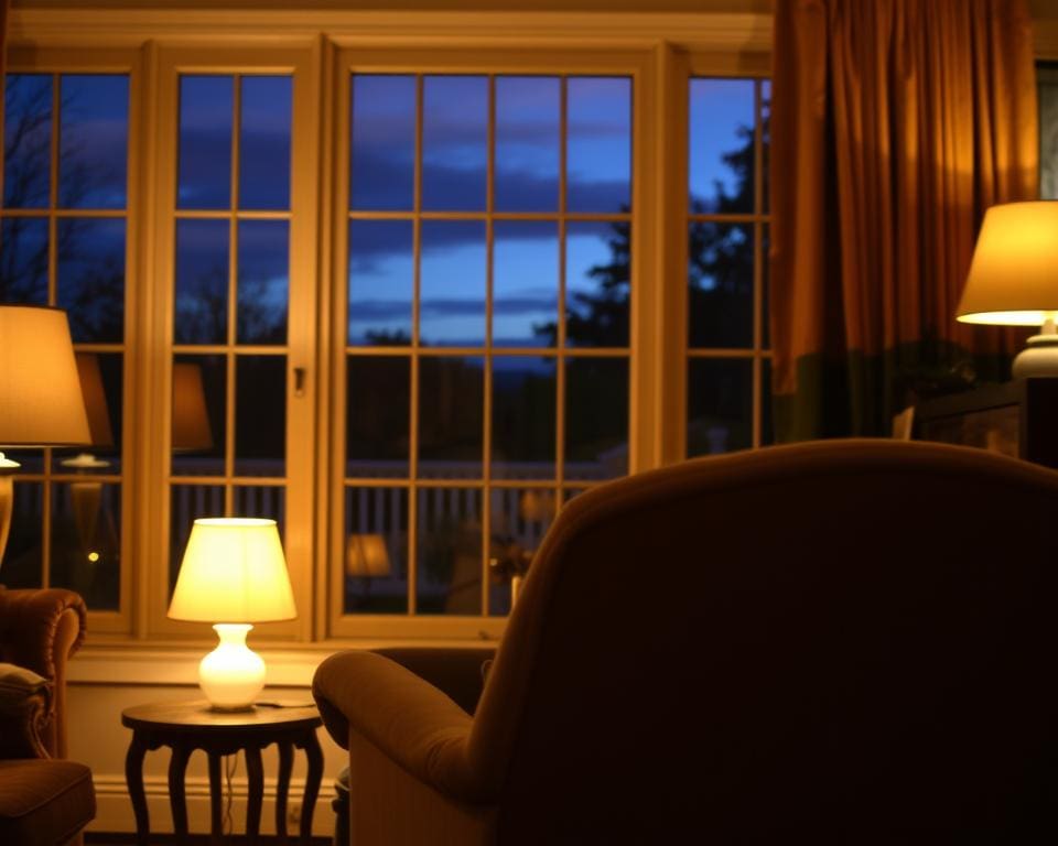 Hoe beïnvloedt licht de sfeer in de avond?