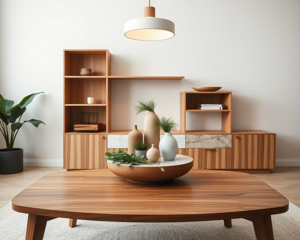 Op welke manier combineer je hout en marmer stijlvol?