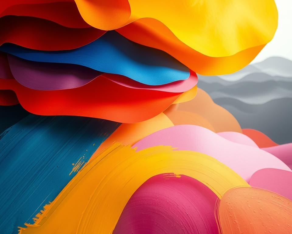 Op welke manier gebruik je kleuren in lagen?