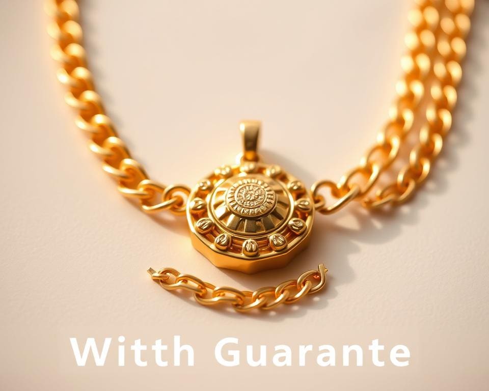 Waar een gouden ketting kopen met garantie?