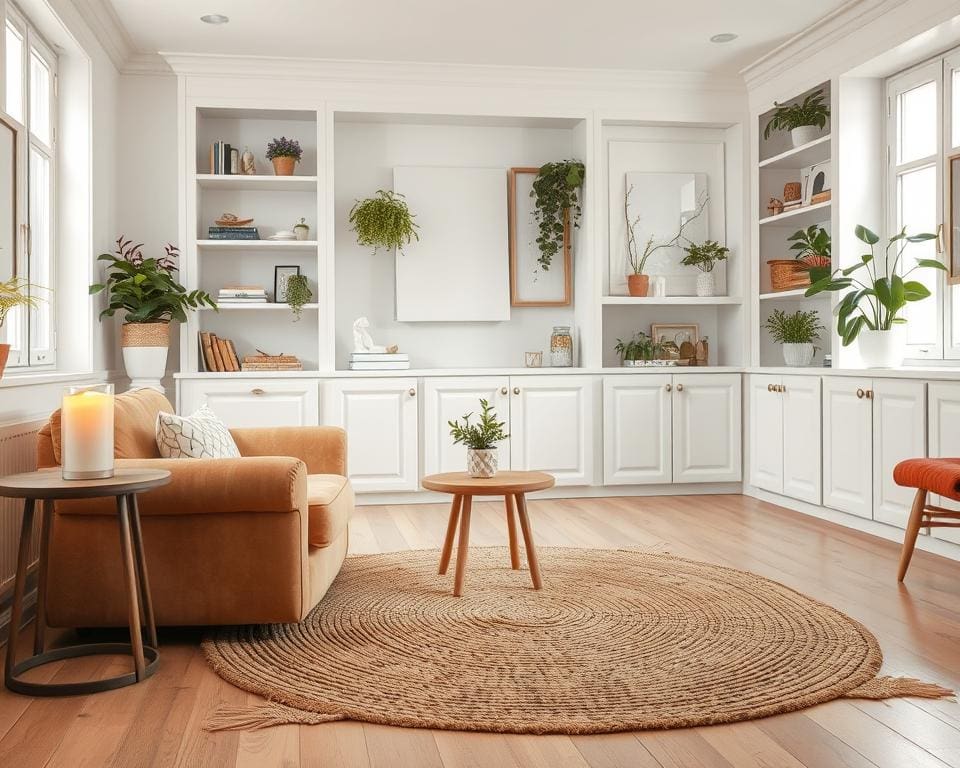 Waarmee breng je warmte in een wit interieur?