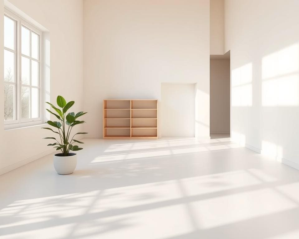 Waarmee geef je diepte aan effen wanden?