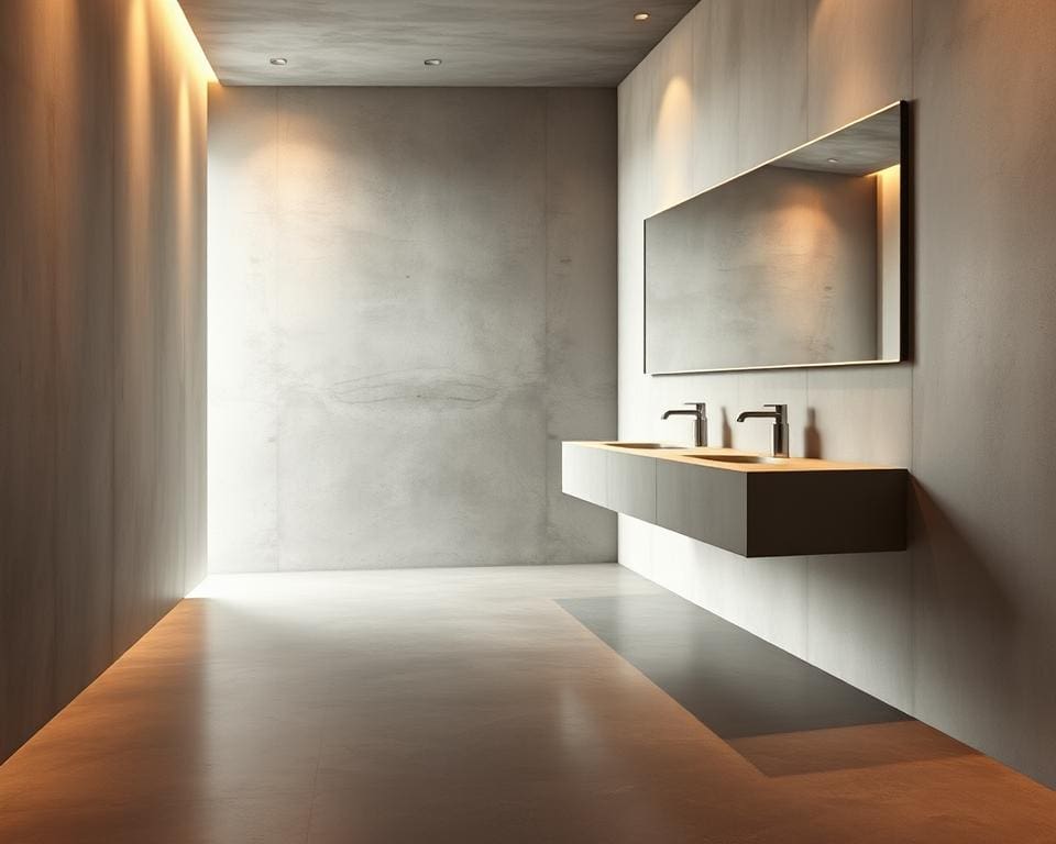 Wat maakt betonlook zo populair in badkamers?