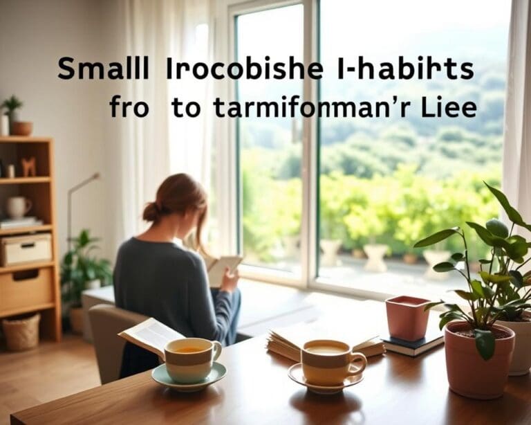 Wat zijn kleine gewoontes die je leven positief veranderen?