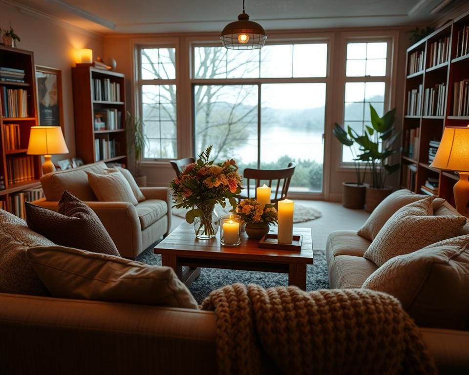 Hoe richt je je woonkamer extra knus in?