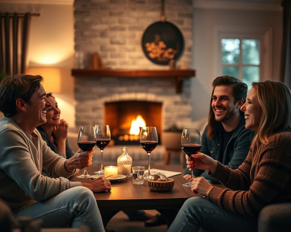 Wat zorgt voor een ontspannen avond vol vrolijkheid?