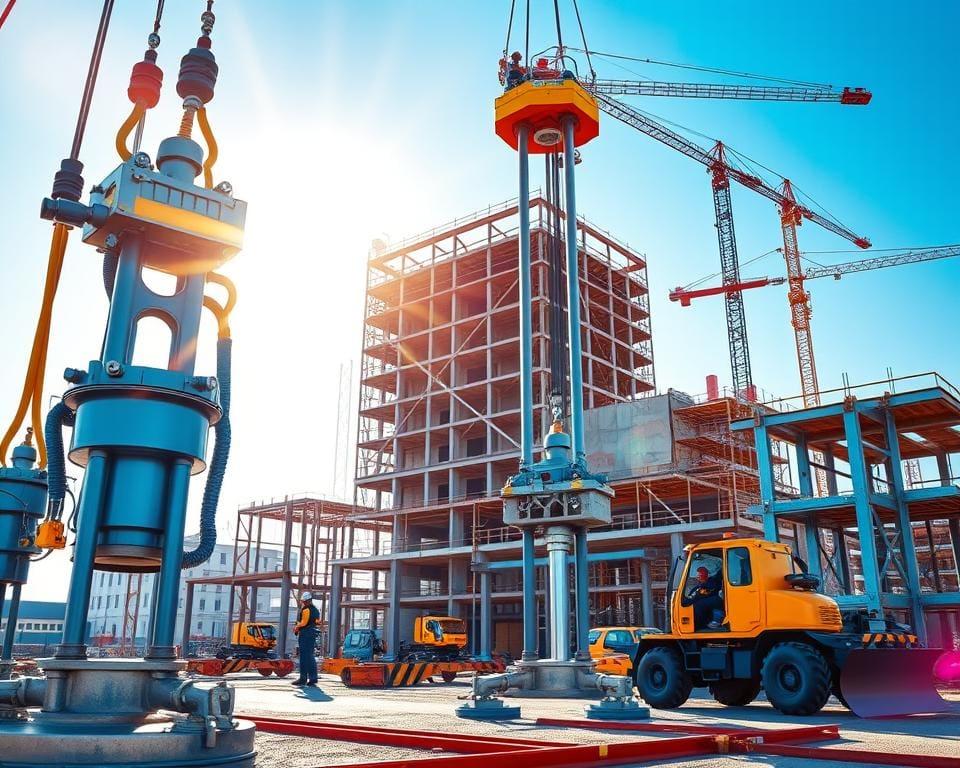 Hoe werken hydraulische hijssystemen in de bouw?