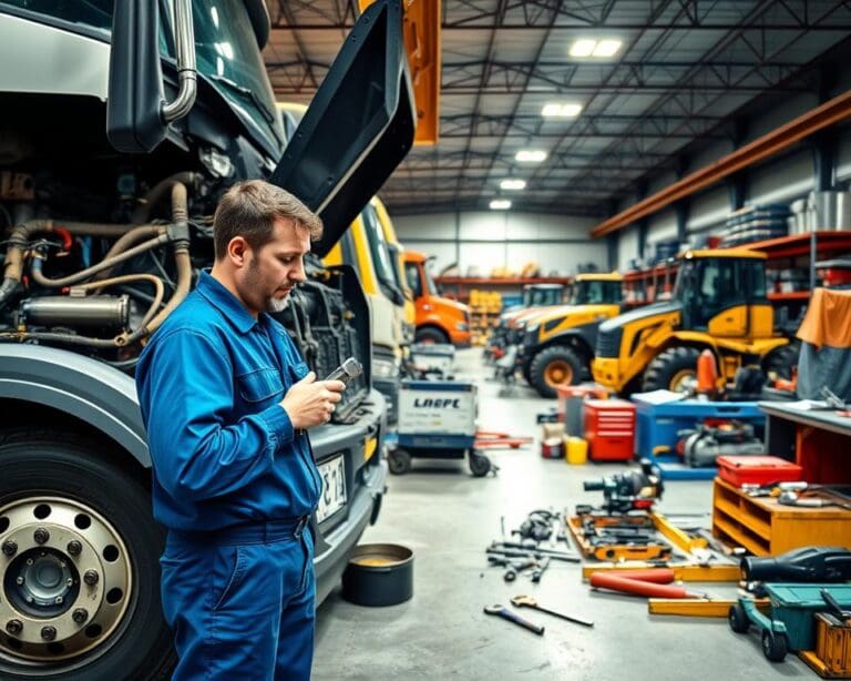 Hoe werkt onderhoud aan zware bedrijfsvoertuigen?