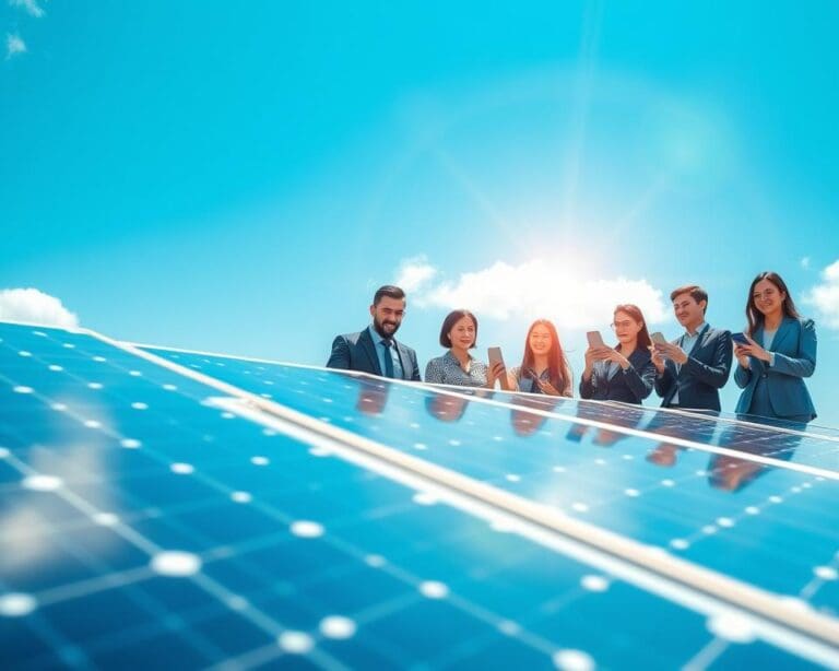 Waarom kiezen bedrijven voor zonnepanelen met apps?