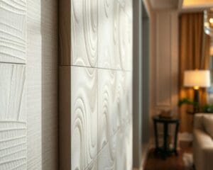 Wandbekleding met structuur