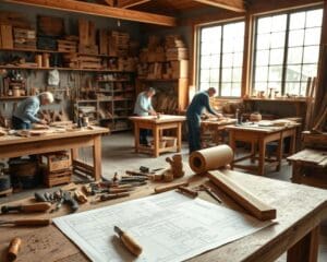 Werkbanken voor ambachtelijke bedrijven