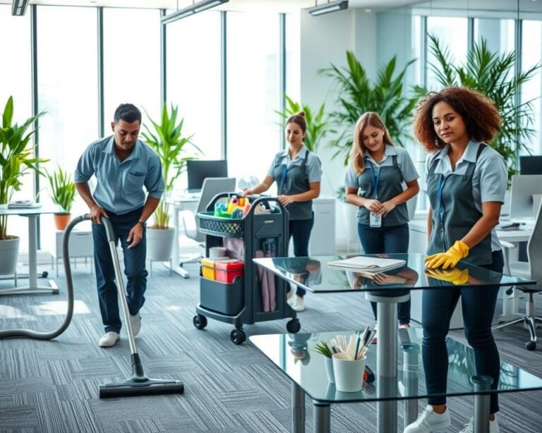 Diensten van een professioneel schoonmaakbedrijf