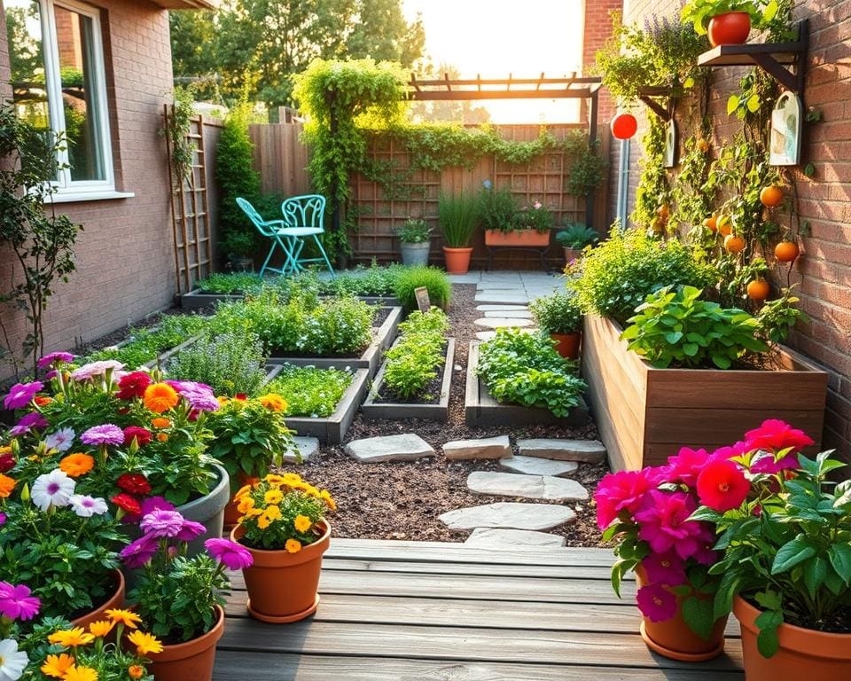 Hoe richt je een kleine tuin slim in?