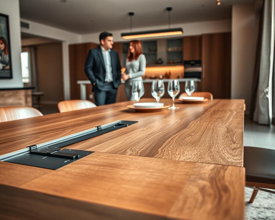 Is een uitschuifbare eettafel praktisch?