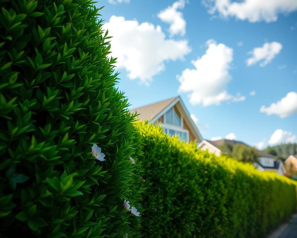 Waarom zijn groene hagen populair rond woningen?