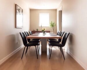 Welke eettafel past bij een smalle ruimte?