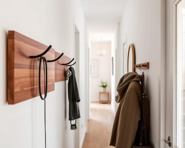 Welke kapstok is geschikt voor een smalle hal?