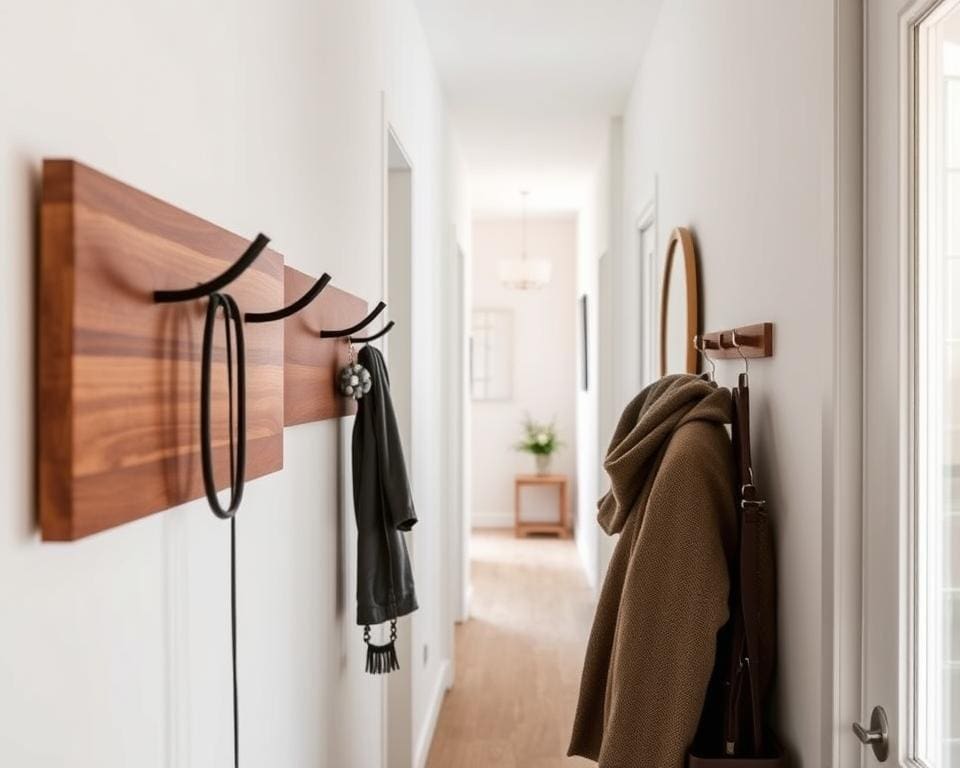 Welke kapstok is geschikt voor een smalle hal?