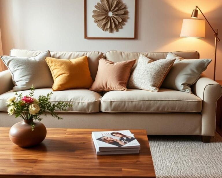 Welke kussens passen bij een neutrale bank?