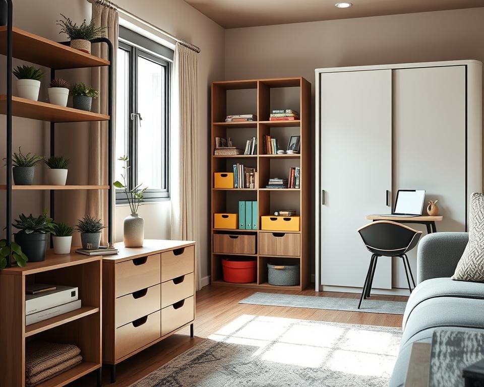 Welke opbergkasten passen in een kleine woning?