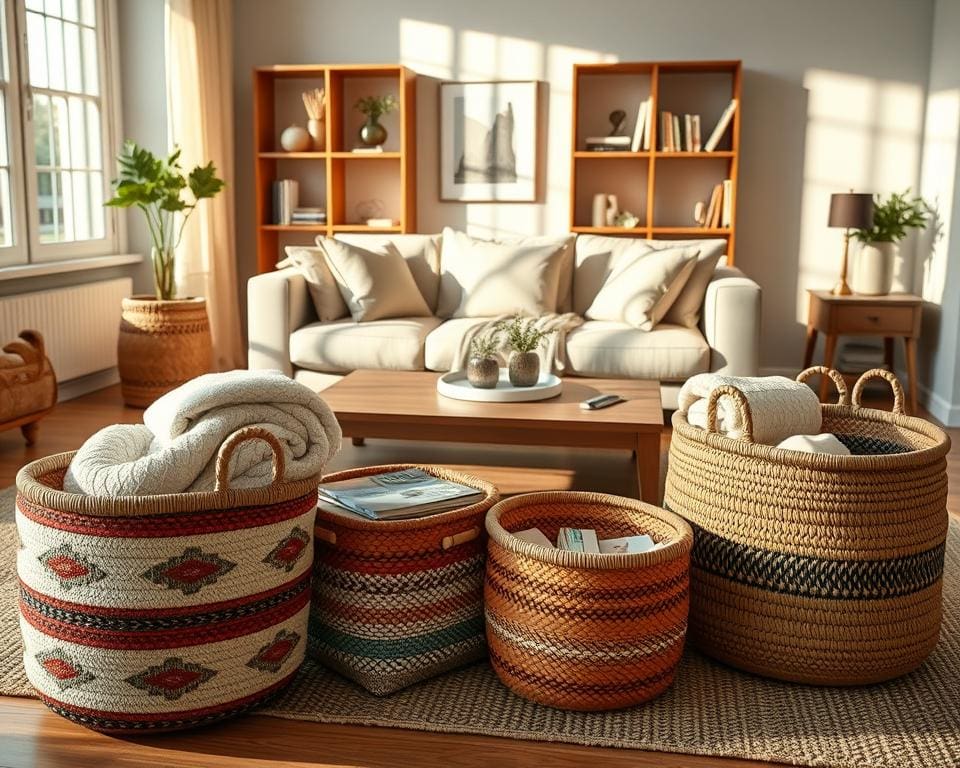 Welke opbergmanden houden het huis netjes?