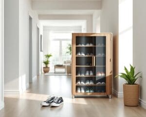 Welke schoenenkast bespaart ruimte?