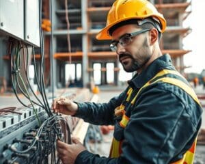 Werken als elektromonteur in de bouw