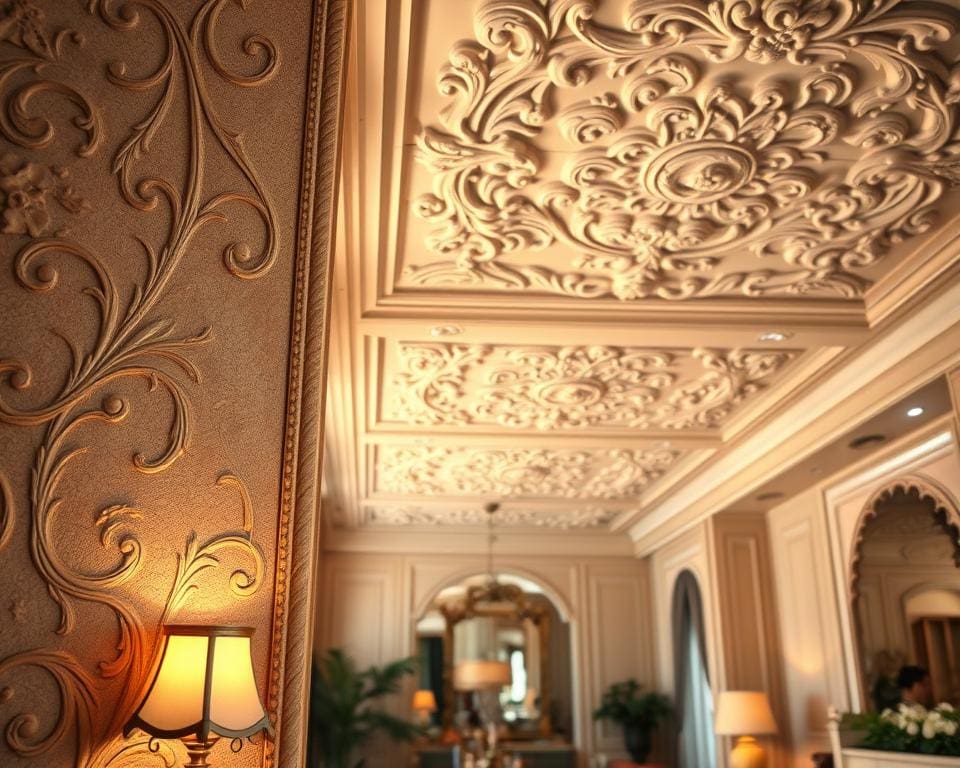 Hoe geeft decoratief stucwerk wanden een unieke uitstraling?