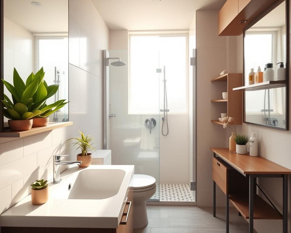 kleine badkamer inrichten