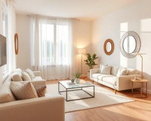 kleine woonkamer groter maken