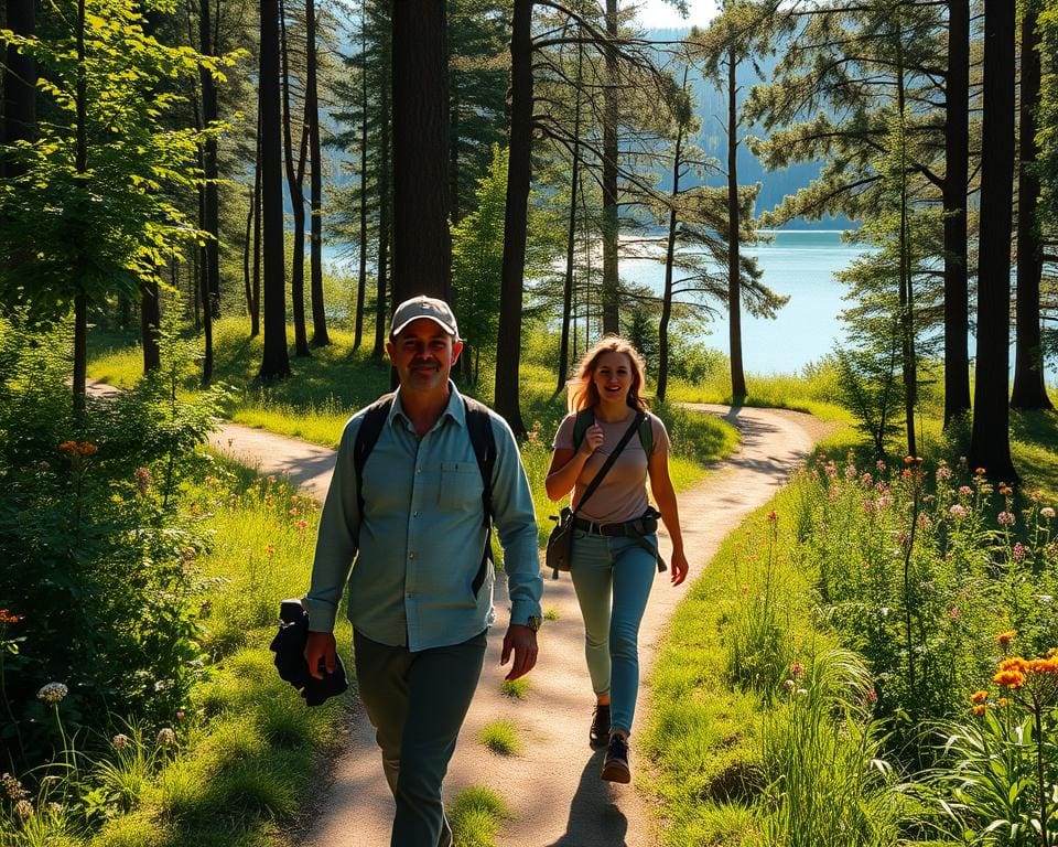 wandelen in de natuur