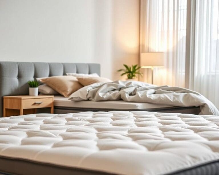 boxspring of bed