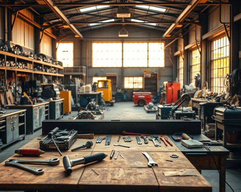 industriële werkbank