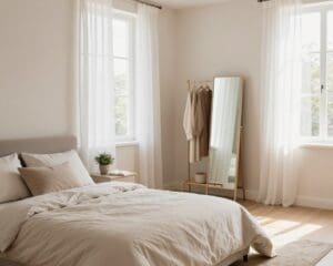 slaapkamer zonder kledingkast