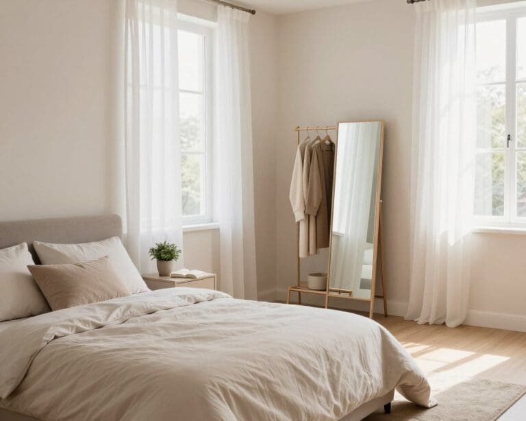 slaapkamer zonder kledingkast